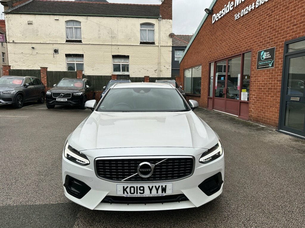 Volvo V90 2L R-design KO19YYW White #2