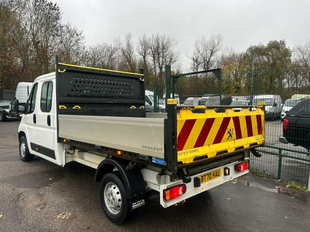 Peugeot Boxer Bluehdi Tipper Crew 335 L3 202170 BT70HAU White #6