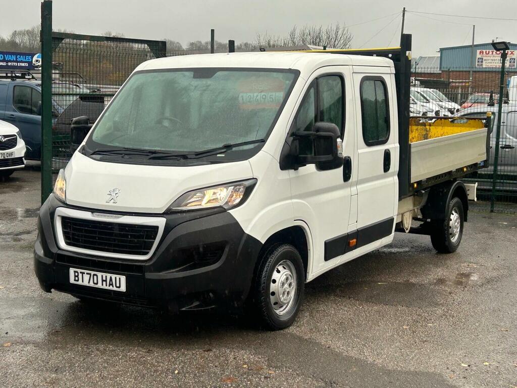 Peugeot Boxer Bluehdi Tipper Crew 335 L3 202170 White