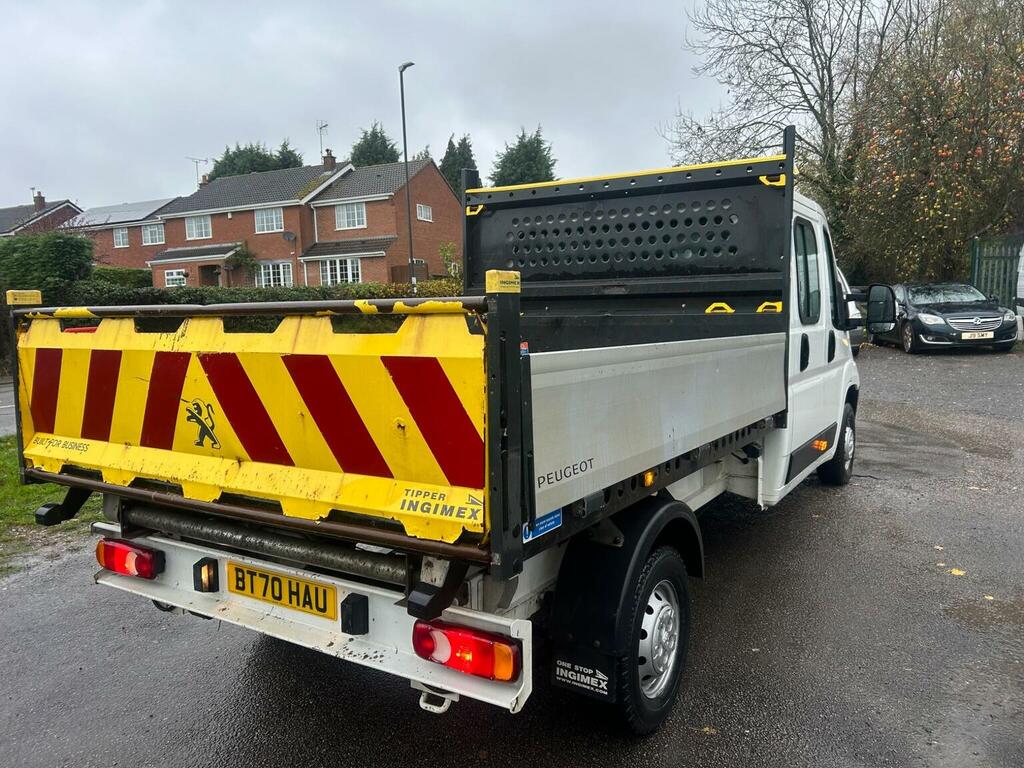 Peugeot Boxer Bluehdi Tipper Crew 335 L3 202170 BT70HAU White #4