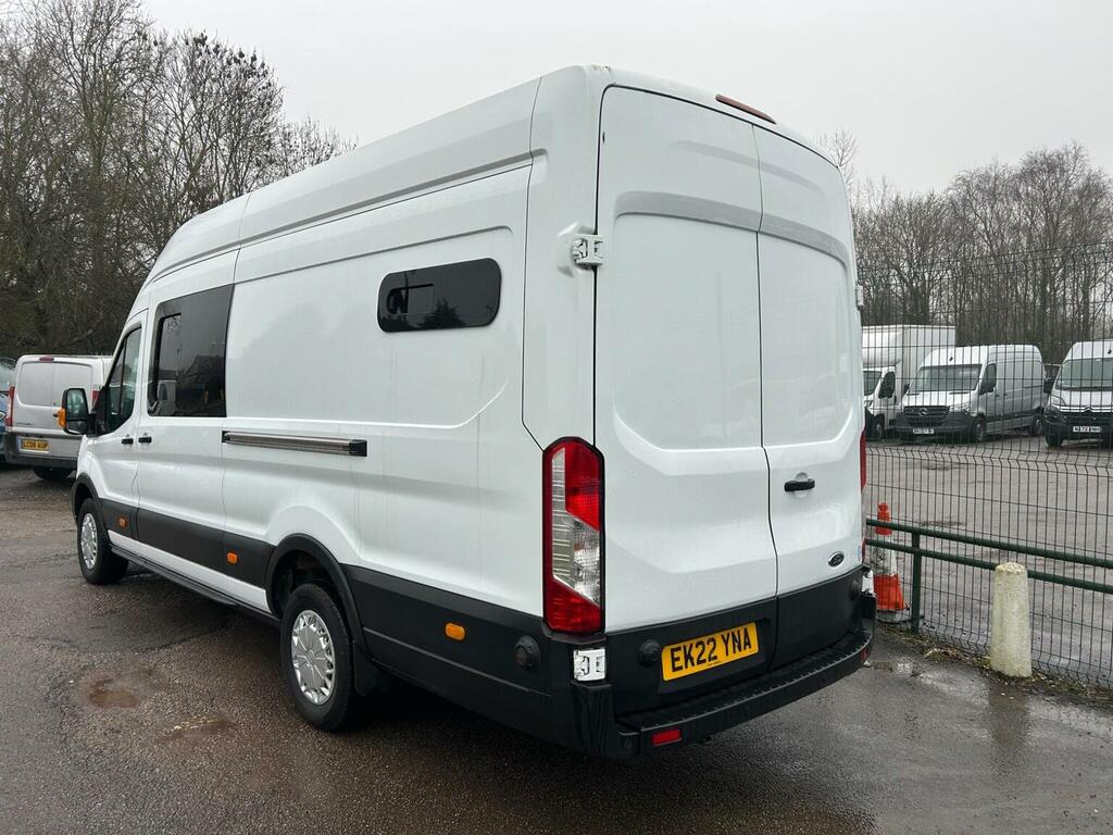 Ford Transit Custom Camper Van 350 L4 H3 2.0 Rwd 2022 202222 EK22YNA White #6