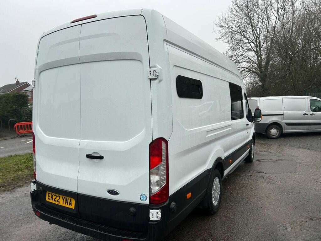 Ford Transit Custom Camper Van 350 L4 H3 2.0 Rwd 2022 202222 EK22YNA White #4