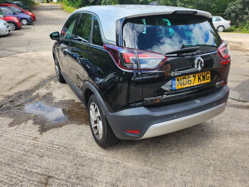 Vauxhall Crossland X 1.6 Turbo D Ecotec Tech Line Nav Start Stop ND67KWG Black #4
