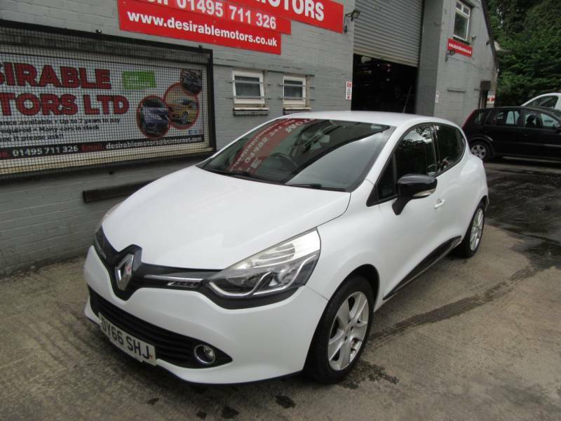 Renault Clio 1.2 16V Dynamique Nav - 2016 66 White