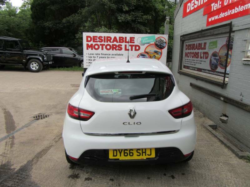 Renault Clio 1.2 16V Dynamique Nav - 2016 66 DY66SHJ White #6
