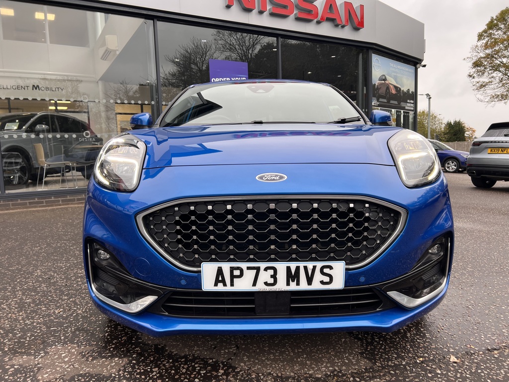 Ford Puma 1.0 Ecoboost Hybr Mhev 155 St-line Vignale Dct AP73MVS Blue #3