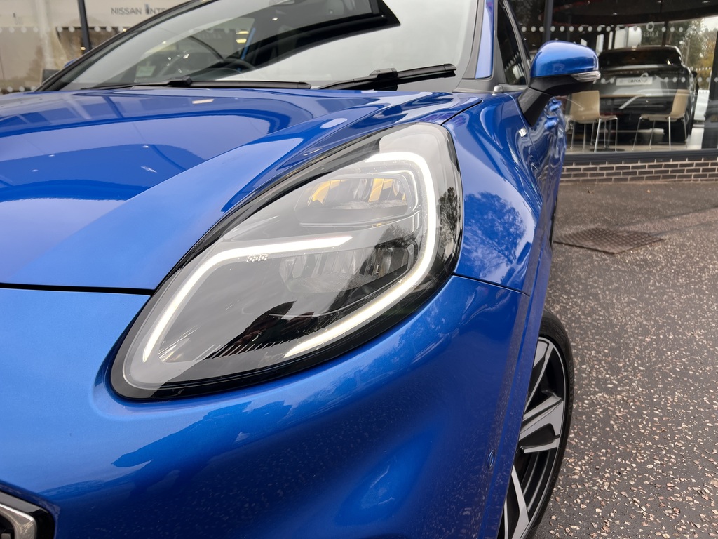 Ford Puma 1.0 Ecoboost Hybr Mhev 155 St-line Vignale Dct AP73MVS Blue #4