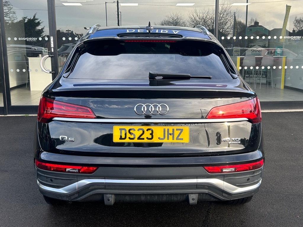 Audi Q5 40 Tdi Quattro S Line S Tronic Estate DS23JHZ Black #6