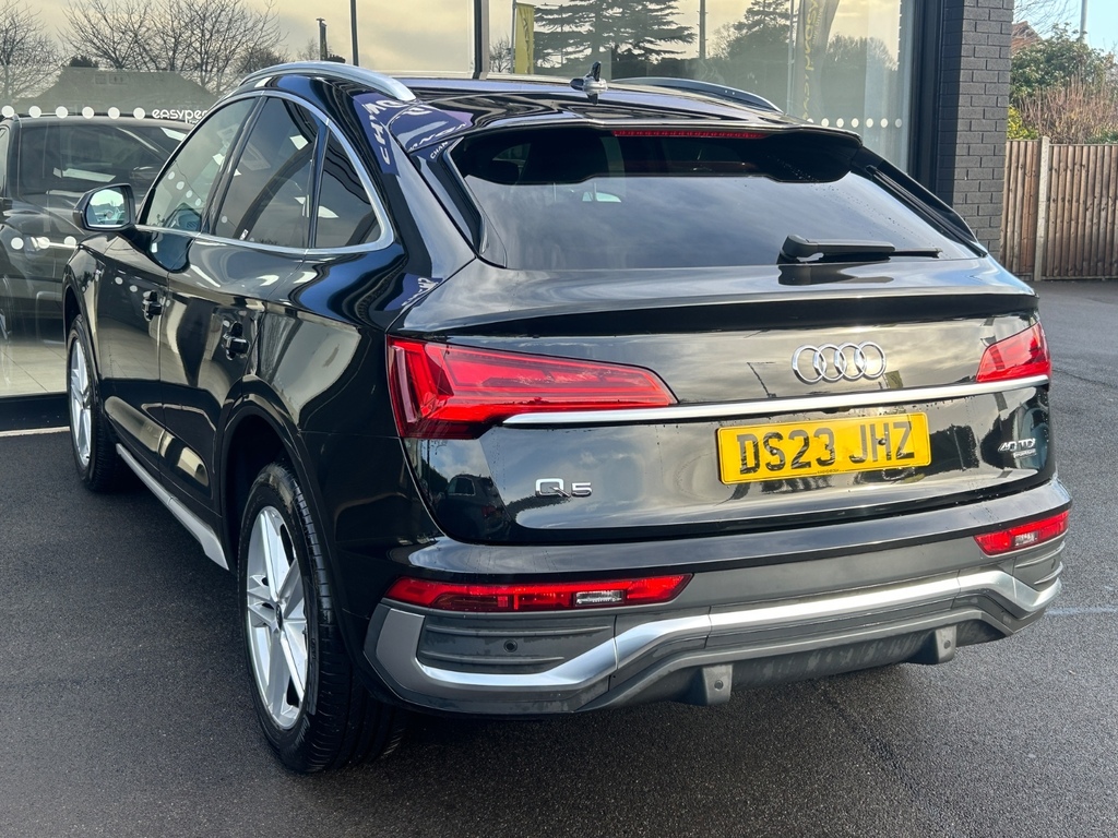 Audi Q5 40 Tdi Quattro S Line S Tronic Estate DS23JHZ Black #5