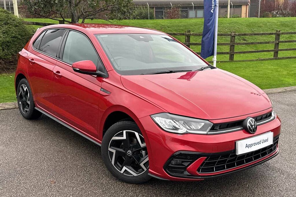 Volkswagen Polo 1.0 Tsi R-line Dsg Red