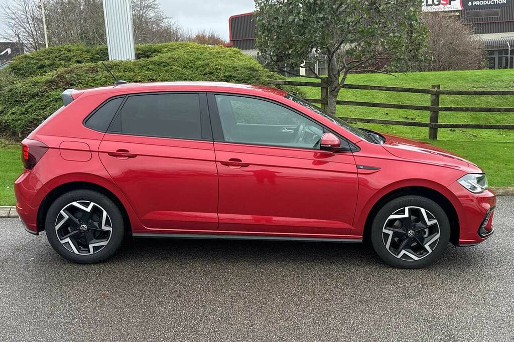 Volkswagen Polo 1.0 Tsi R-line Dsg YW25EJX Red #4