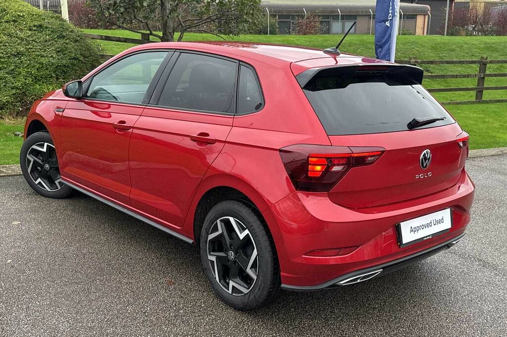 Volkswagen Polo 1.0 Tsi R-line Dsg YW25EJX Red #3