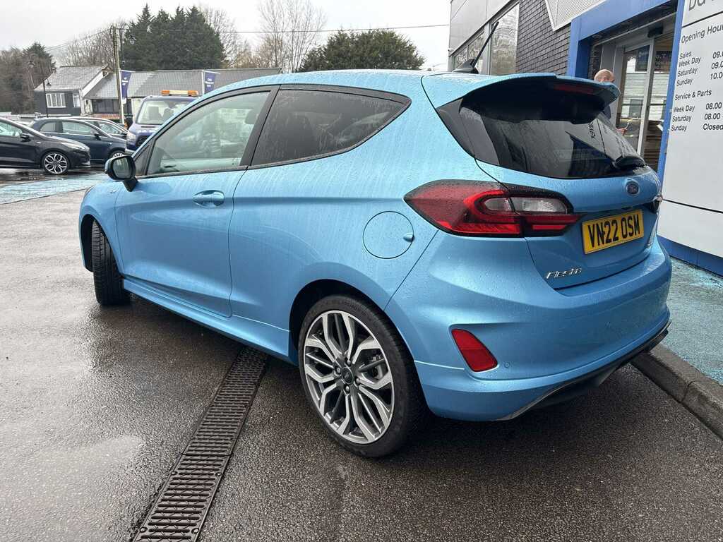 Ford Fiesta St-line Vignale VN22OSM Blue #4
