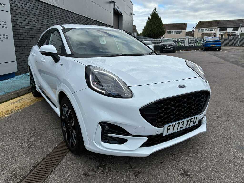 Ford Puma St-line X Mhev FY73XFU White #2