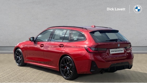 BMW 3 Series 320I M Sport Touring Euro 6 WX75RZB Red #2