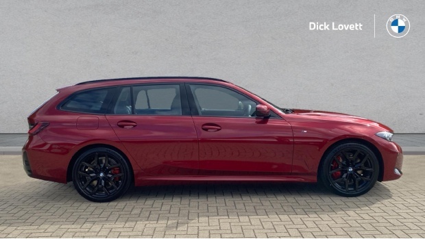 BMW 3 Series 320I M Sport Touring Euro 6 WX75RZB Red #3