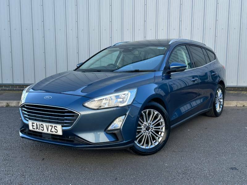 Ford Focus 1.5 Ecoblue 120 Titanium X - 2019 19 EA19VZS Blue #3