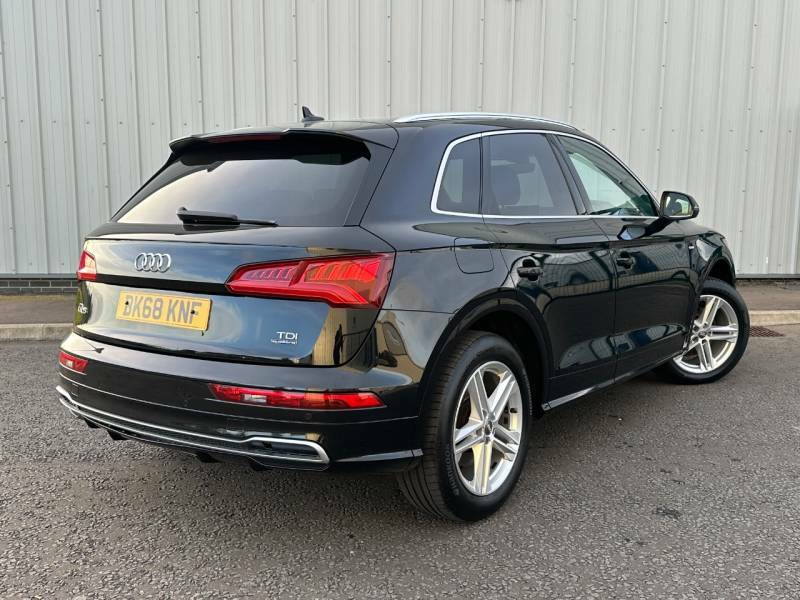 Audi Q5 2.0 Tdi Quattro S Line S Tronic - 2018 68 BK68KNF Black #2