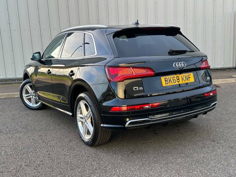 Audi Q5 2.0 Tdi Quattro S Line S Tronic - 2018 68 BK68KNF Black #4