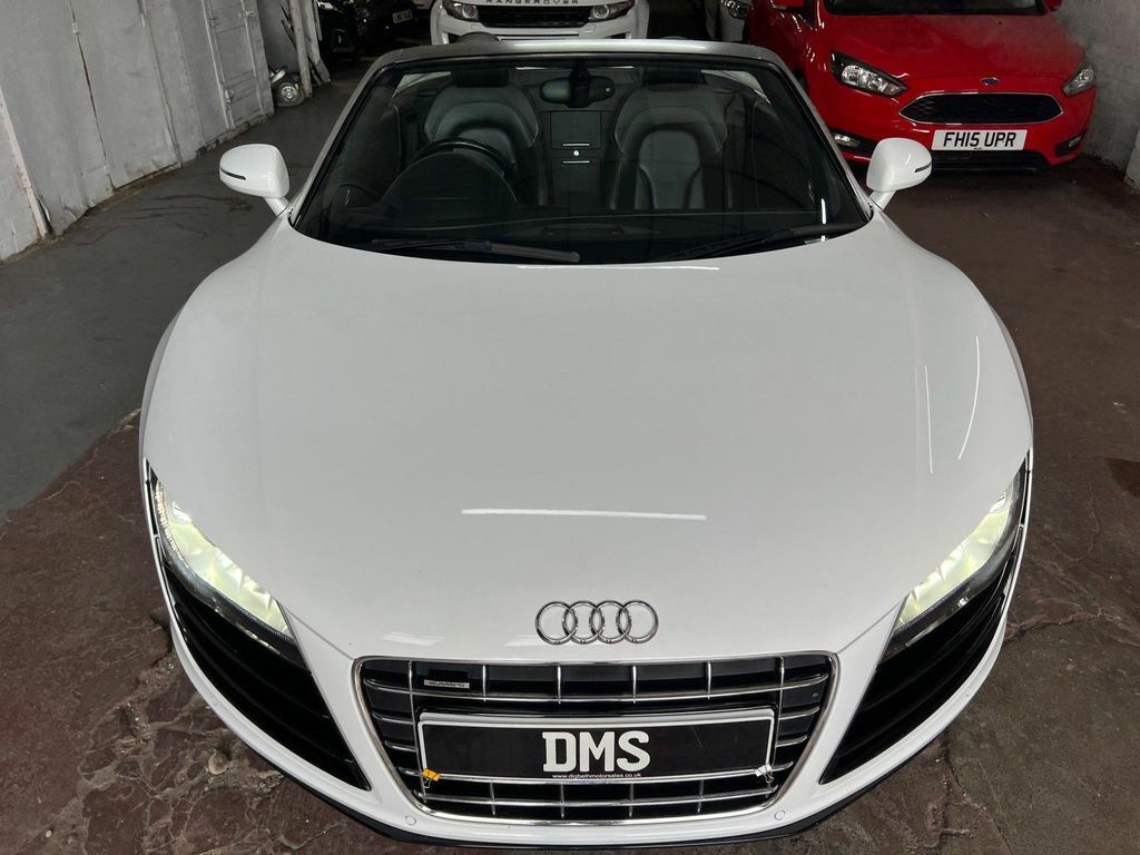 Audi R8 5.2 Fsi V10 Spyder R Tronic Quattro White #4