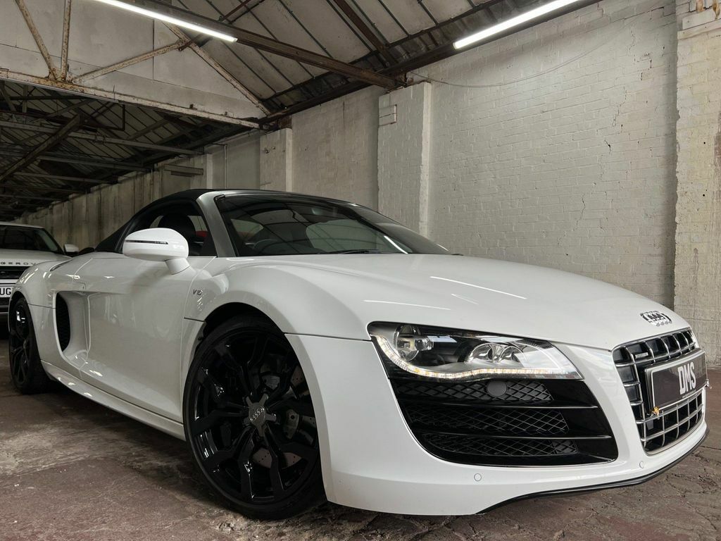 Audi R8 5.2 Fsi V10 Spyder R Tronic Quattro White
