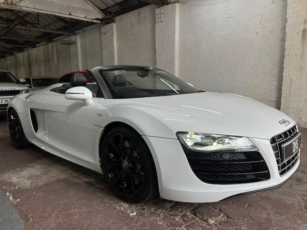 Audi R8 5.2 Fsi V10 Spyder R Tronic Quattro White #2