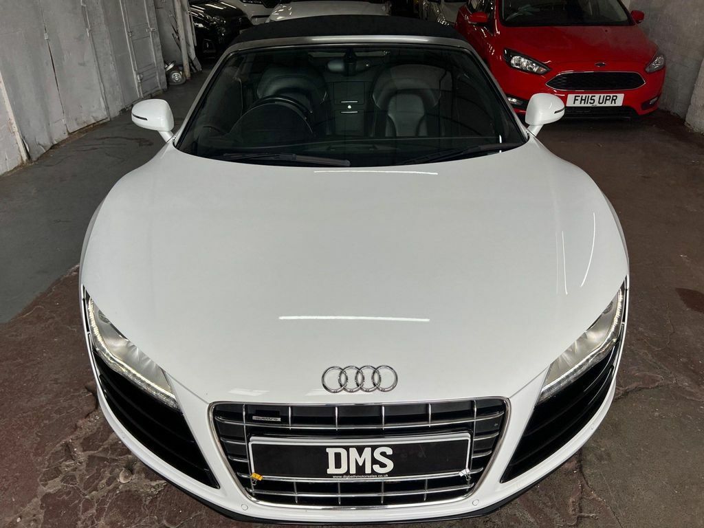 Audi R8 5.2 Fsi V10 Spyder R Tronic Quattro White #5