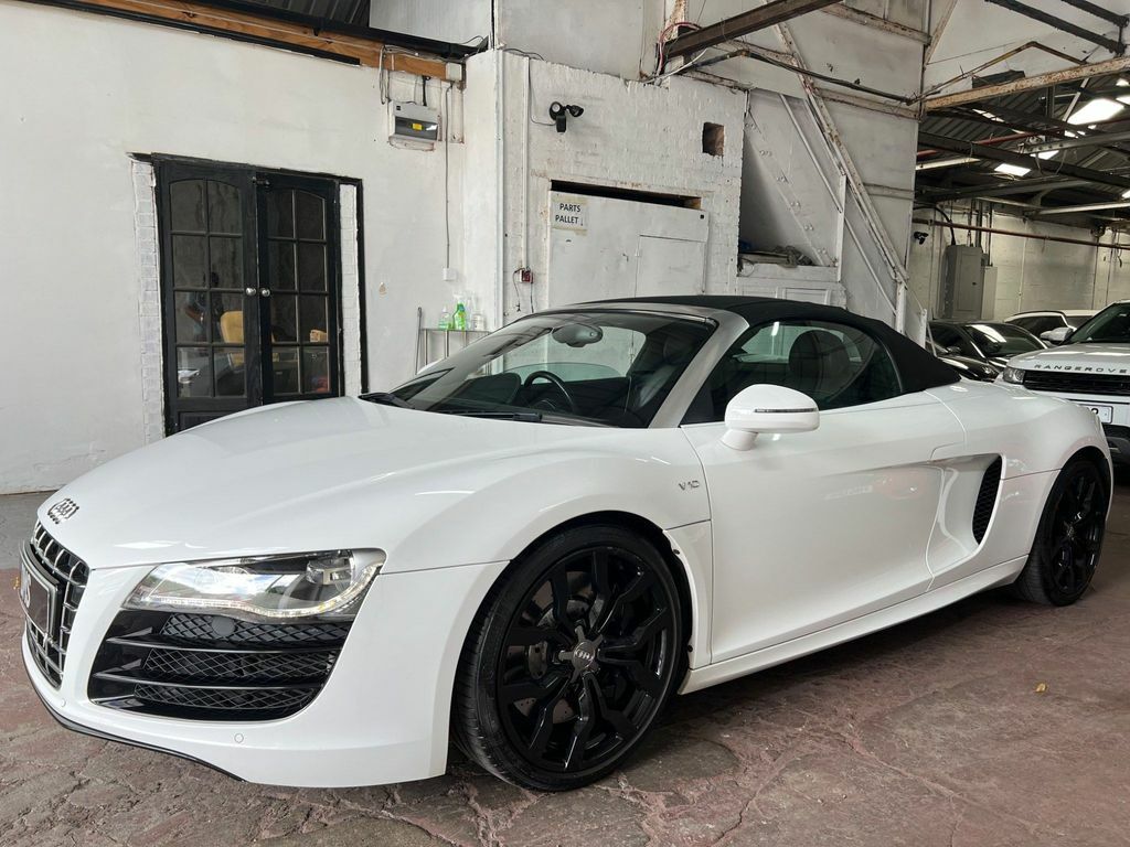 Audi R8 5.2 Fsi V10 Spyder R Tronic Quattro White #6