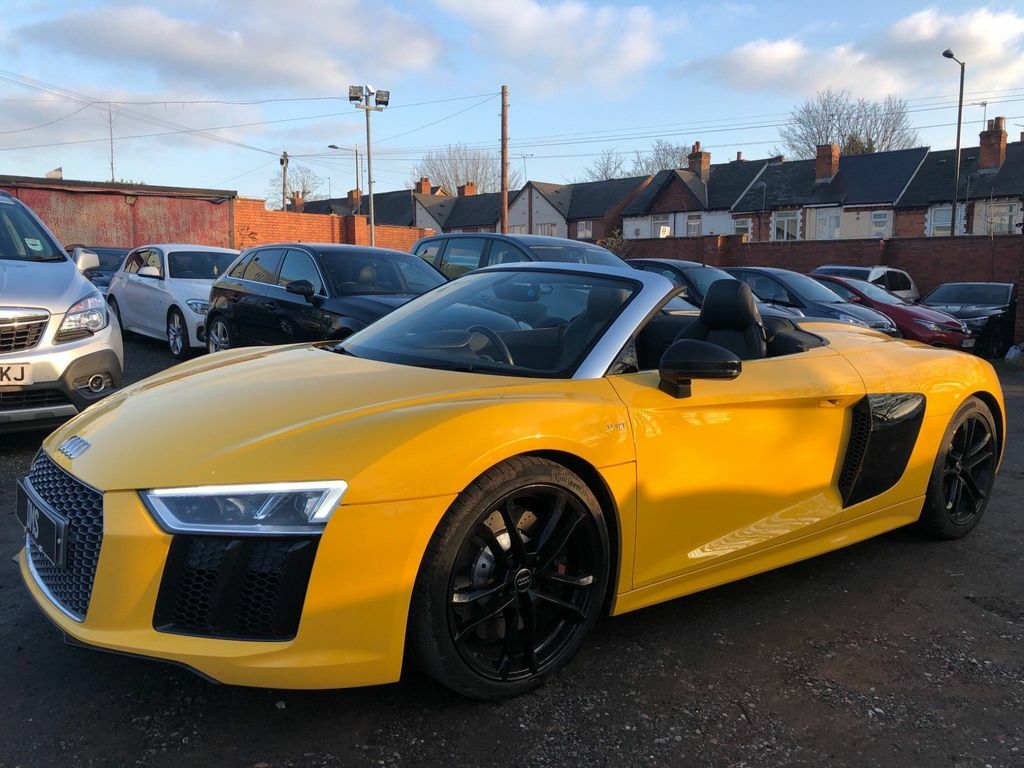 Audi R8 5.2 Fsi V10 Spyder S Tronic Quattro S S Yellow #4