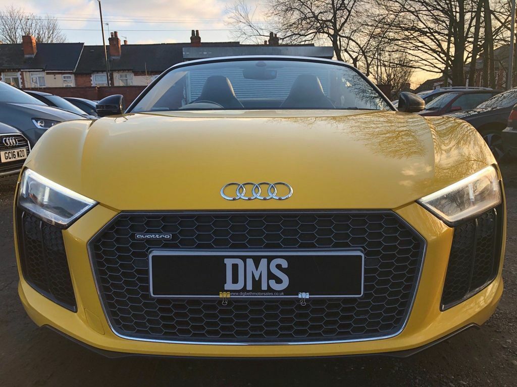 Audi R8 5.2 Fsi V10 Spyder S Tronic Quattro S S Yellow #3