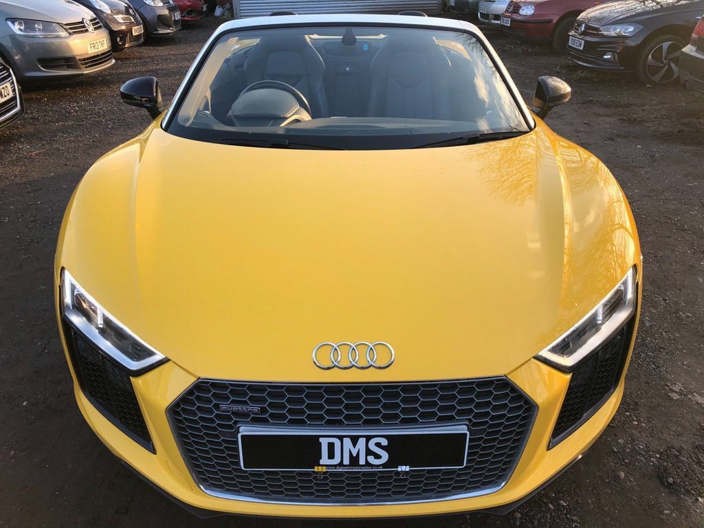 Audi R8 5.2 Fsi V10 Spyder S Tronic Quattro S S Yellow #2