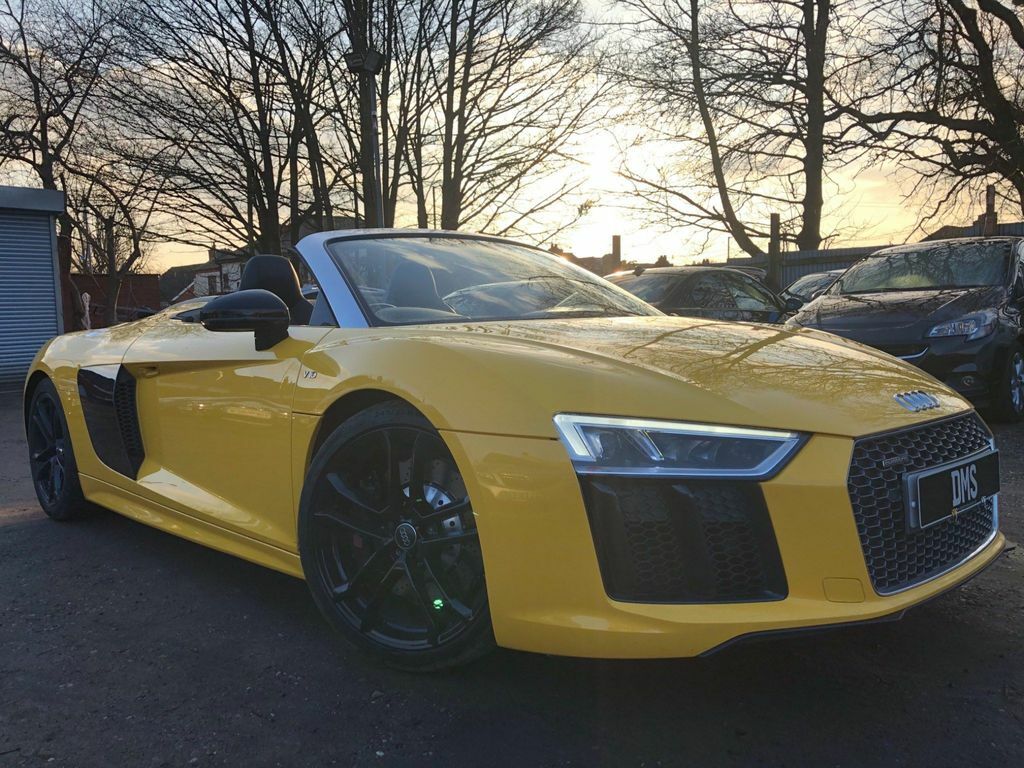 Audi R8 5.2 Fsi V10 Spyder S Tronic Quattro S S Yellow