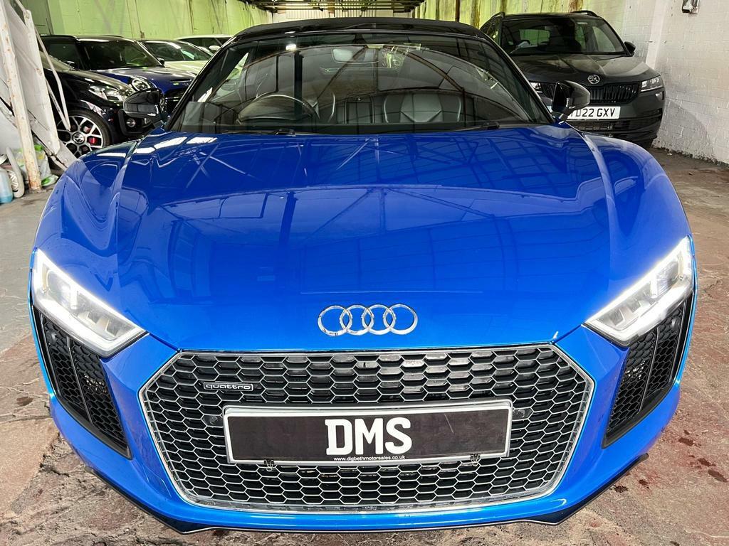 Audi R8 5.2 Fsi V10 Spyder S Tronic Quattro Euro 6 Ss 2 VA10JEA Blue #3