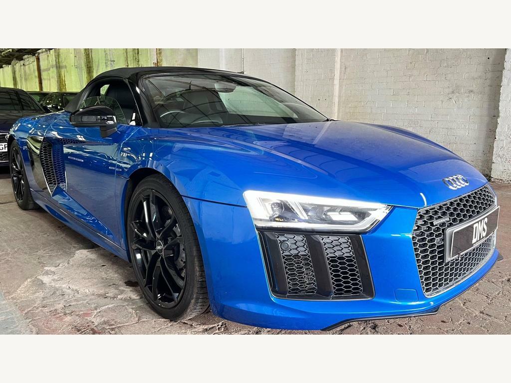 Audi R8 5.2 Fsi V10 Spyder S Tronic Quattro Euro 6 S S Blue