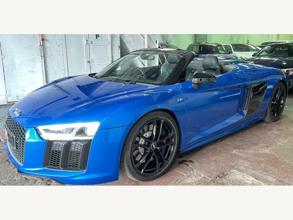 Audi R8 5.2 Fsi V10 Spyder S Tronic Quattro Euro 6 Ss 2 VA10JEA Blue #4