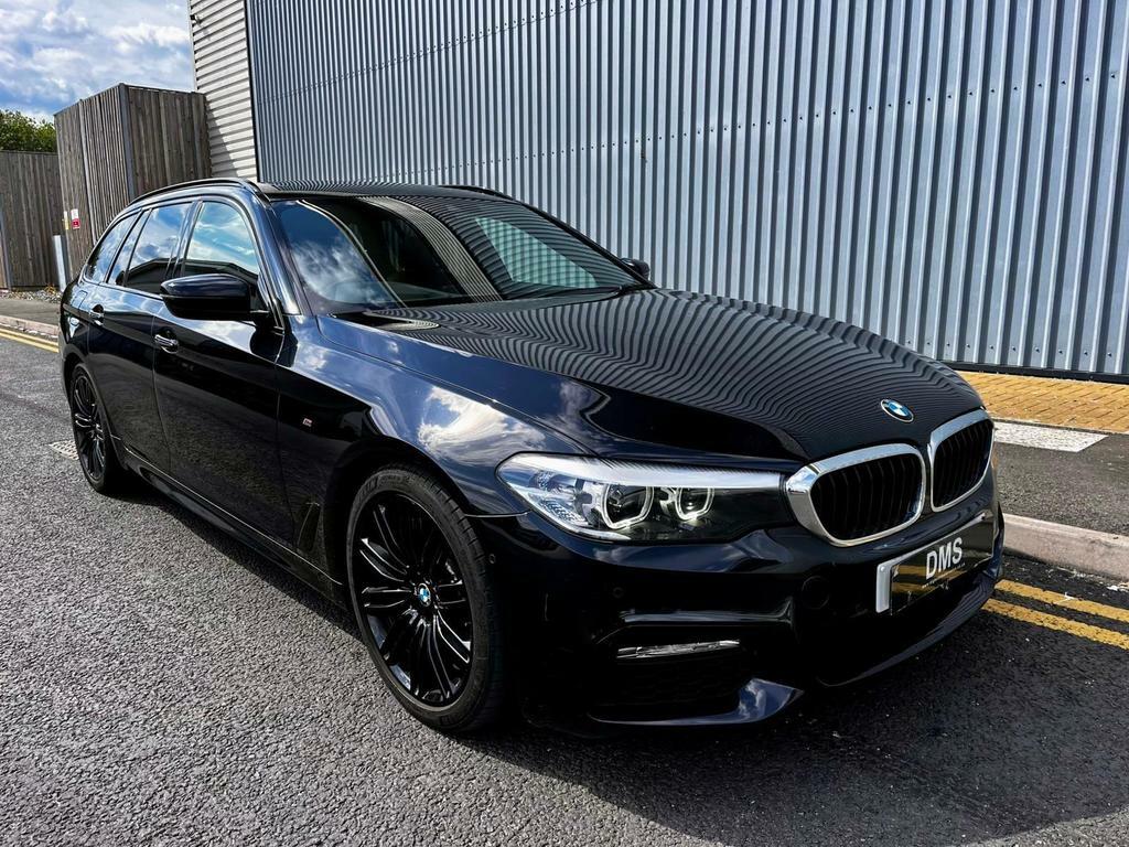BMW 5 Series 2.0 520D M Sport Touring Euro 6 S S Black