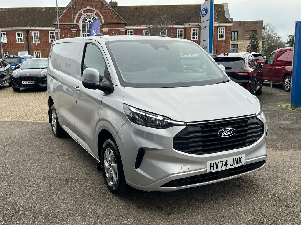 Ford Transit Custom 2.0 300 Ecoblue Limited Panel Van Manua HV74JNK Silver #2
