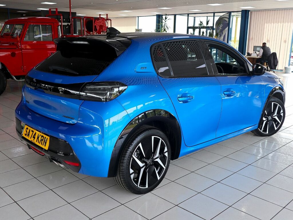 Peugeot 208 1.2 Gt Puretech Mhev E-dsc SA74KRN Blue #5