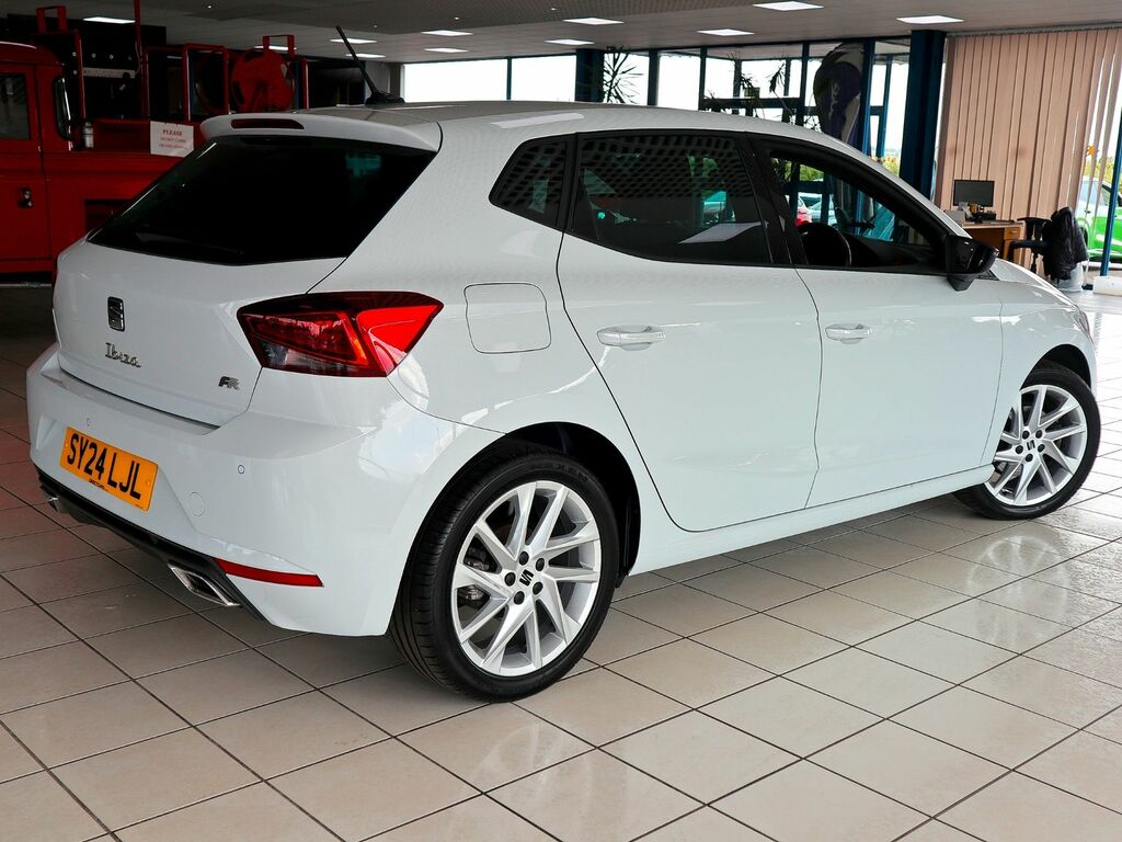 Seat Ibiza 1.0 Fr Sport Ecotsi SY24LJL White #6