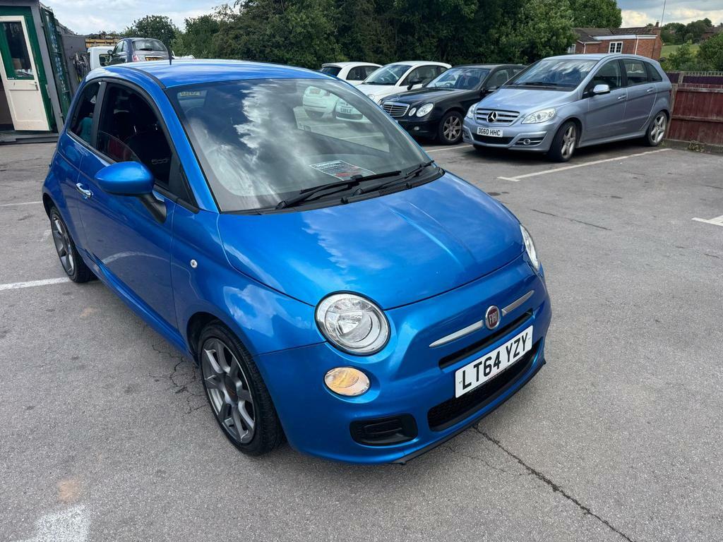 Fiat 500 0.9 Twinair S Euro 6 Ss LT64YZY Blue #2