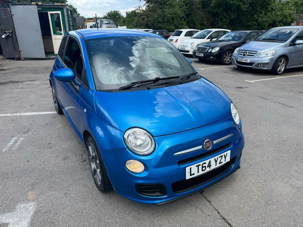 Fiat 500 0.9 Twinair S Euro 6 Ss LT64YZY Blue #3