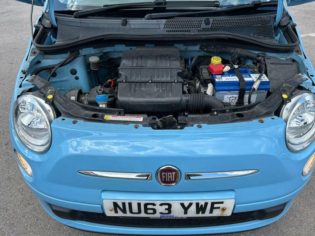 Fiat 500 1.2 Pop Euro 6 S S NU63YWF Blue #6