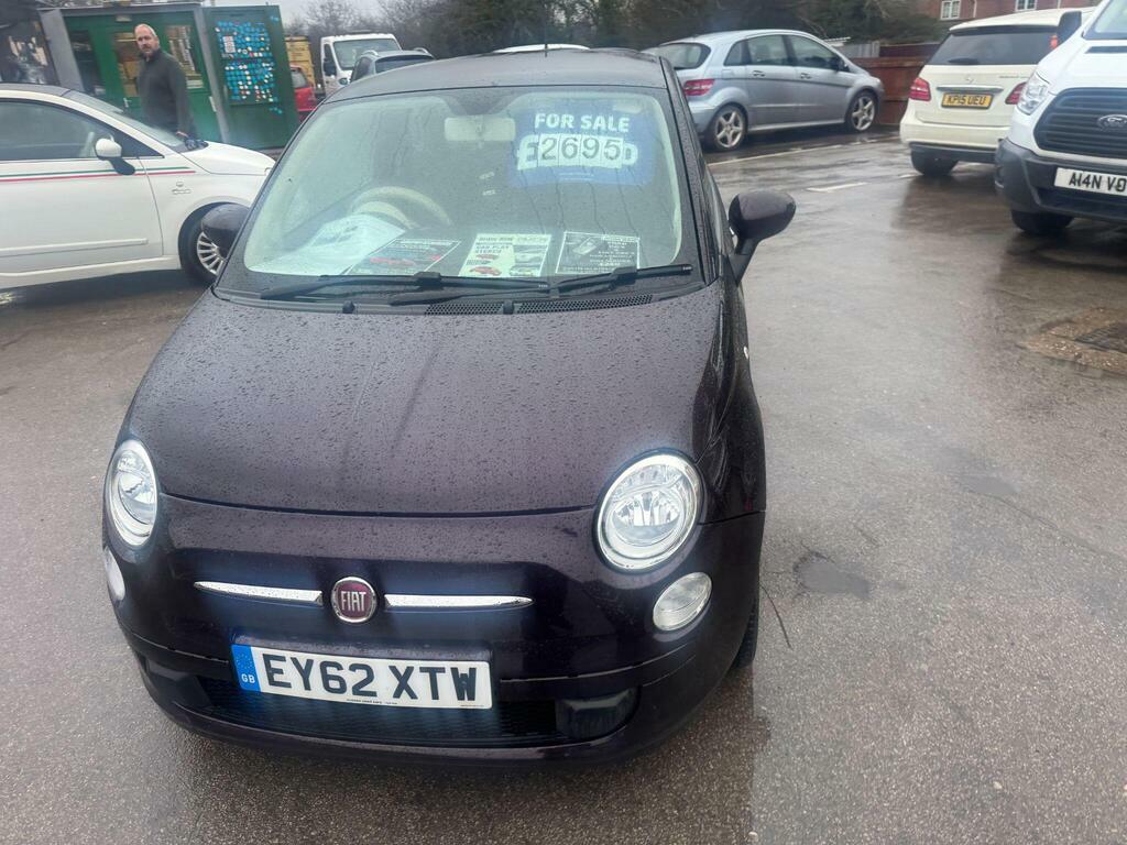 Fiat 500 1.2 Lounge Euro 4 EY62XTW Purple #4