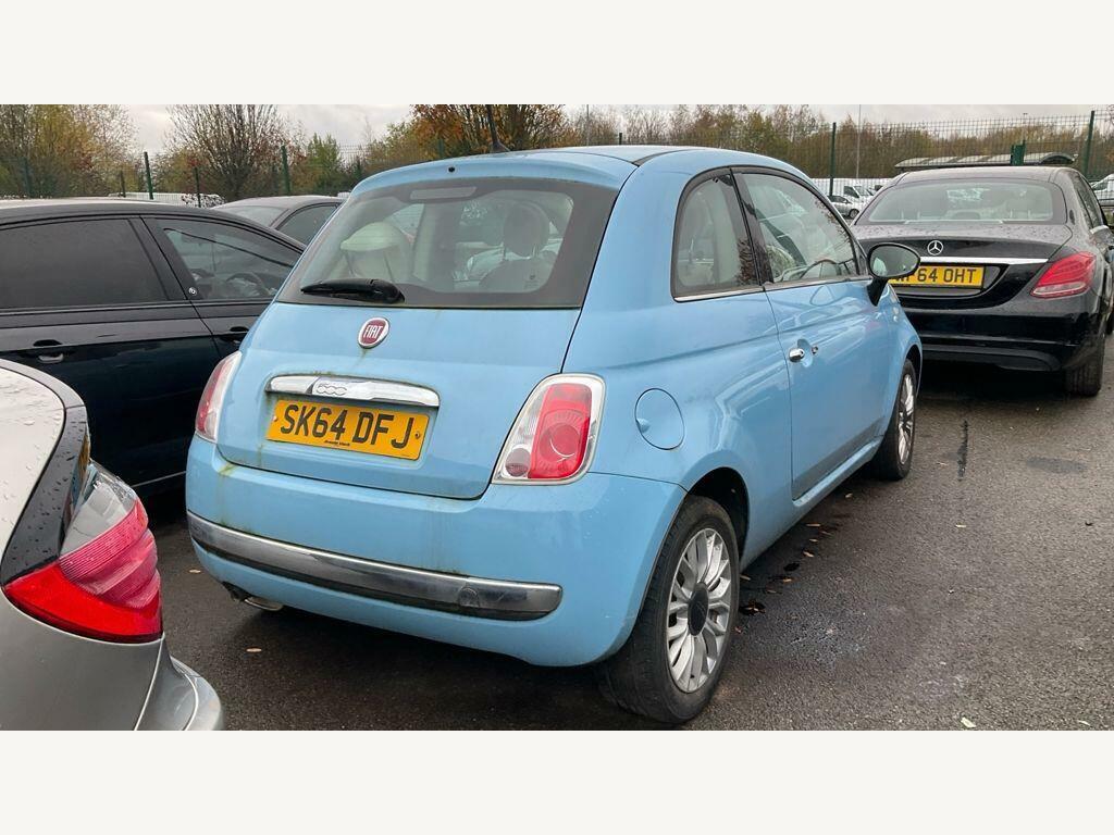 Fiat 500 1.2 Lounge Euro 6 S S SK64DFJ Blue #4