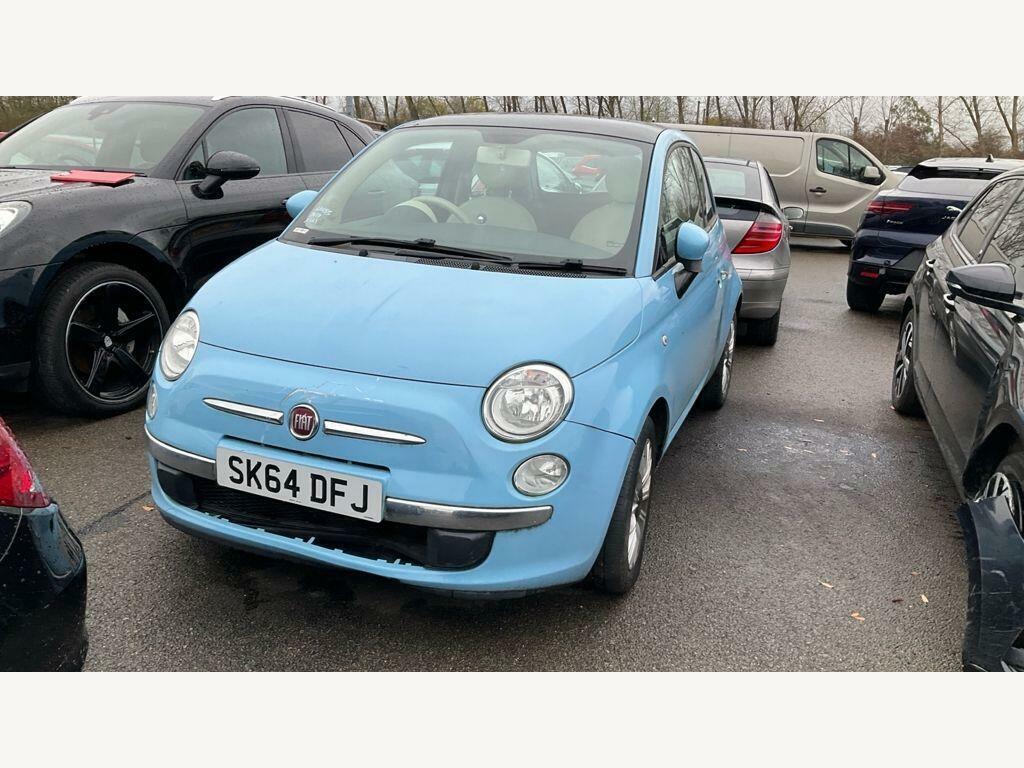 Fiat 500 1.2 Lounge Euro 6 S S SK64DFJ Blue #2