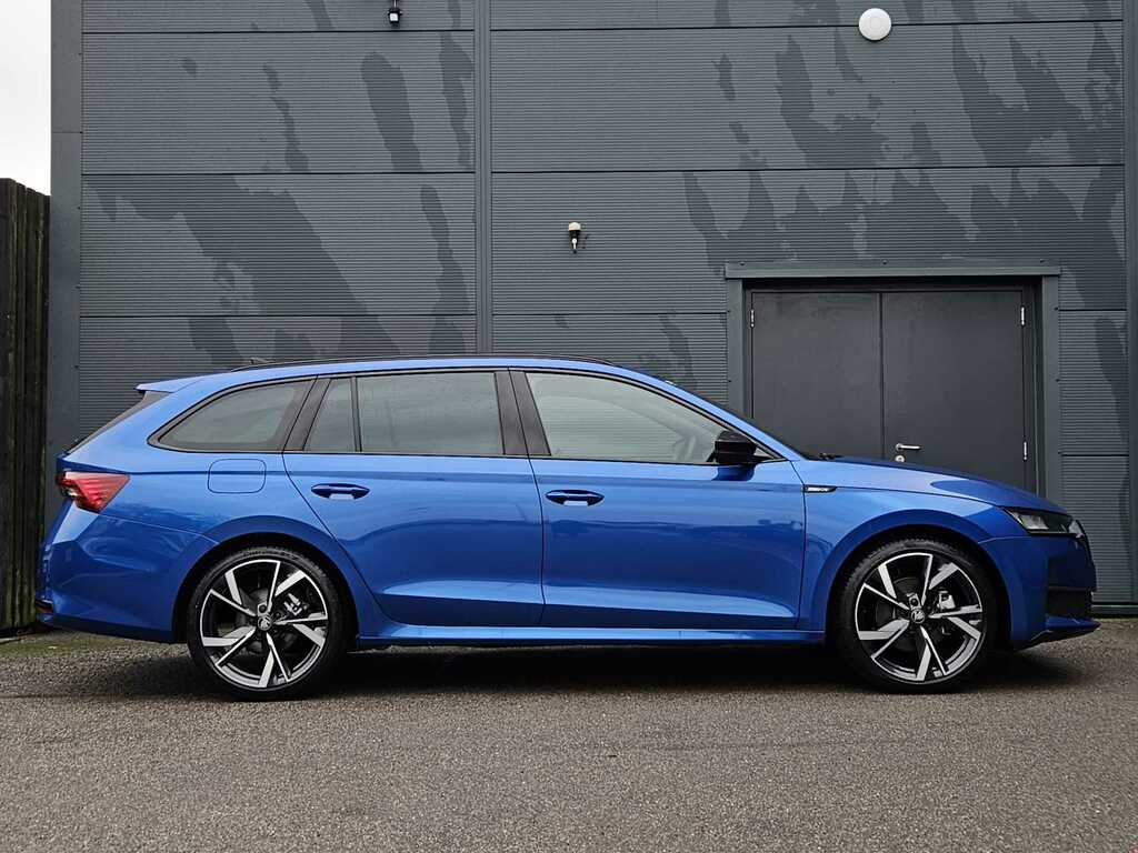 Skoda Octavia 1.5 Tsi 150 E-tec Sportline Dsg Blue #4