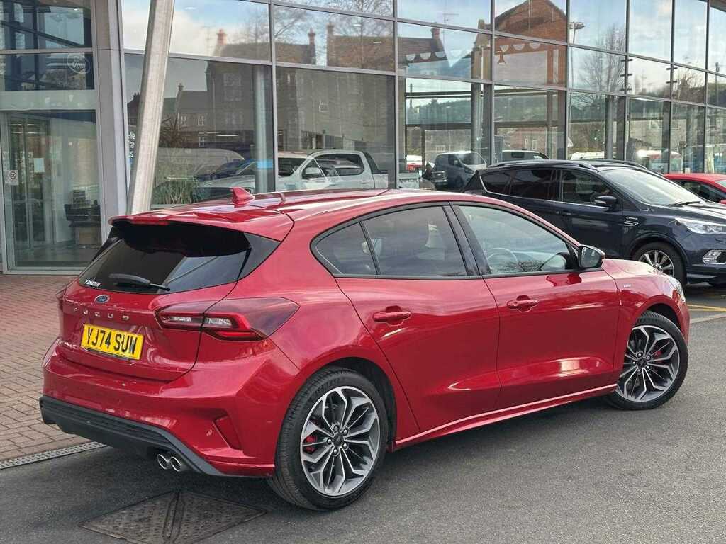 Ford Focus 1.0 Ecoboost Hybrid Mhev 155 St-line X YJ74SUW Red #4