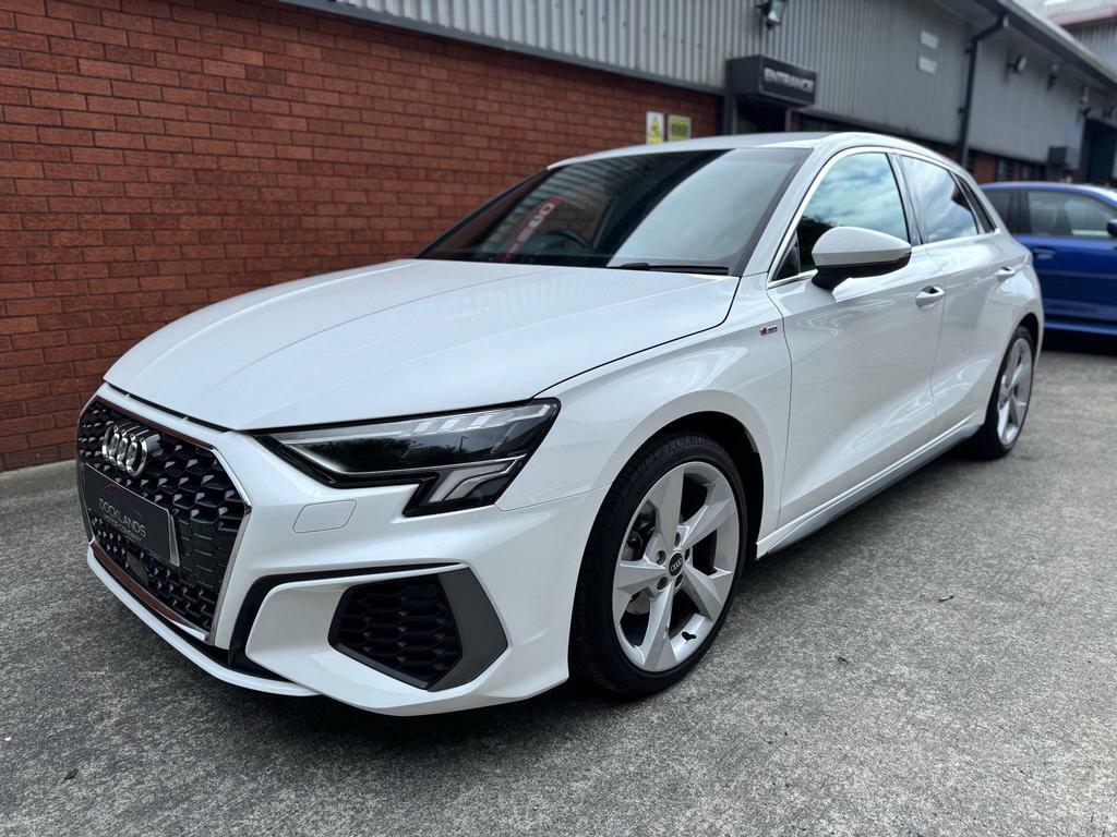 Audi A3 1.0 Tfsi 30 S Line Sportback Euro 6 S S White