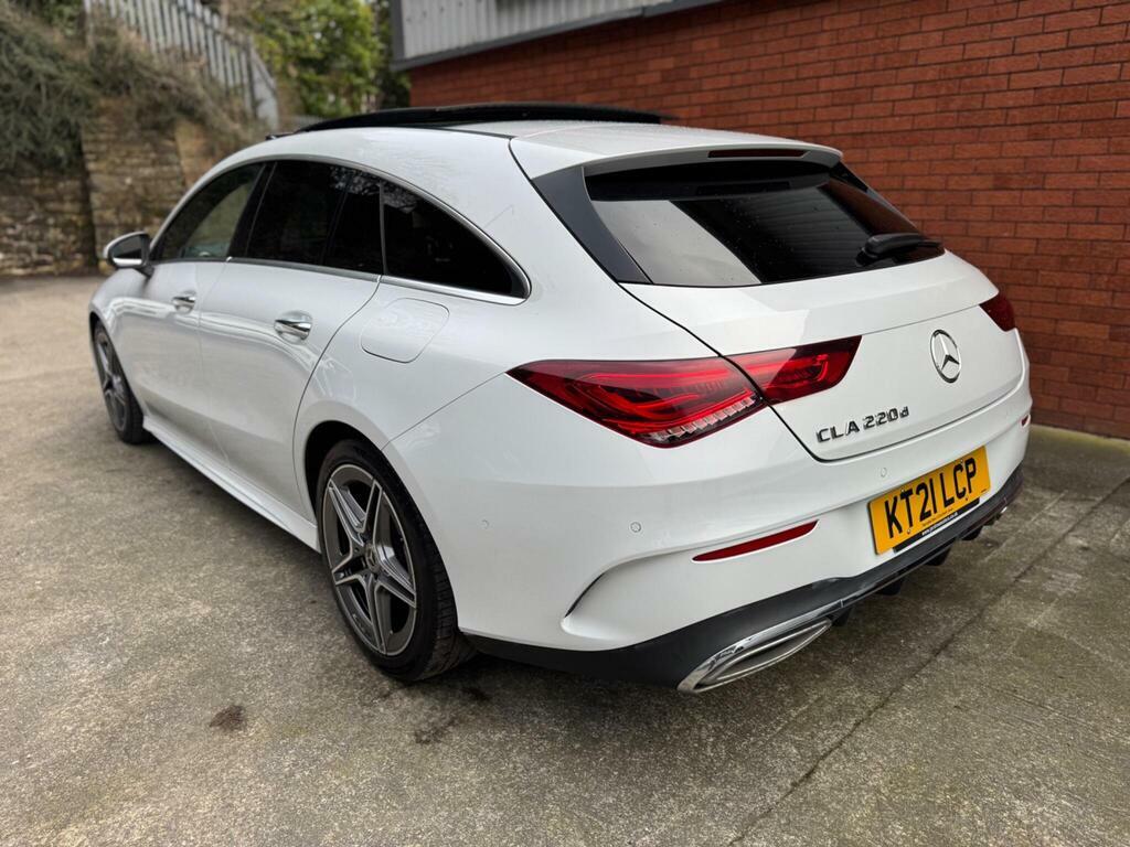 Mercedes-Benz CLA Class 2.0 Cla220d Amg Line Premium Plus Shooting Brake KT21LCP White #6