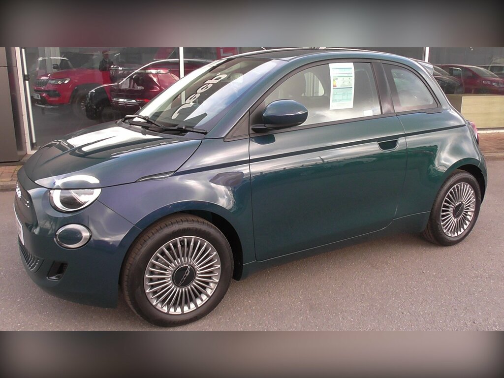 Fiat 500E Icon 3-Door Green #4